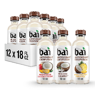 Est. 1 Pallet of Bai Coconut Flavored Water, Cocofusions Variety Pack, 163 Packs, Used - Good Condition, Ext. Retail $3,258, Redlands, CA - West Coast